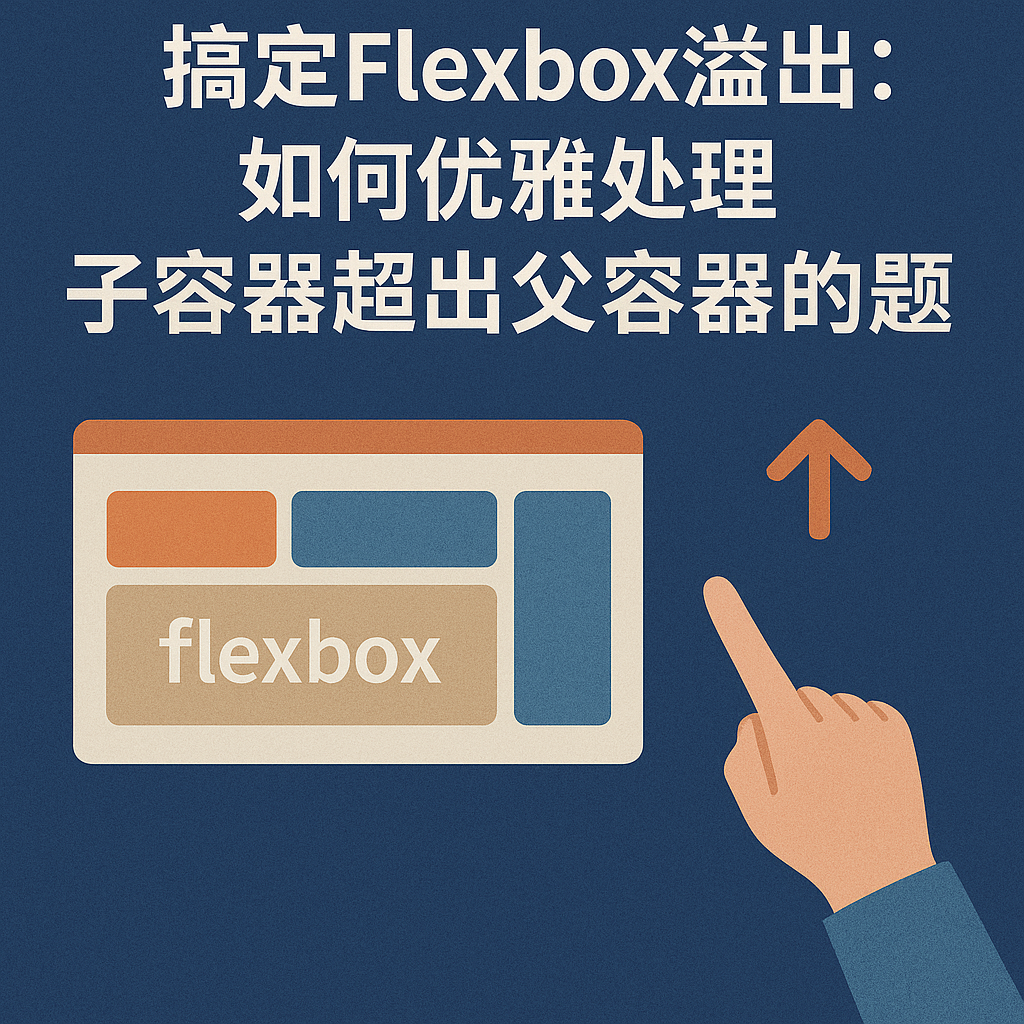 搞定Flexbox溢出：如何优雅处理子容器超出父容器的问题